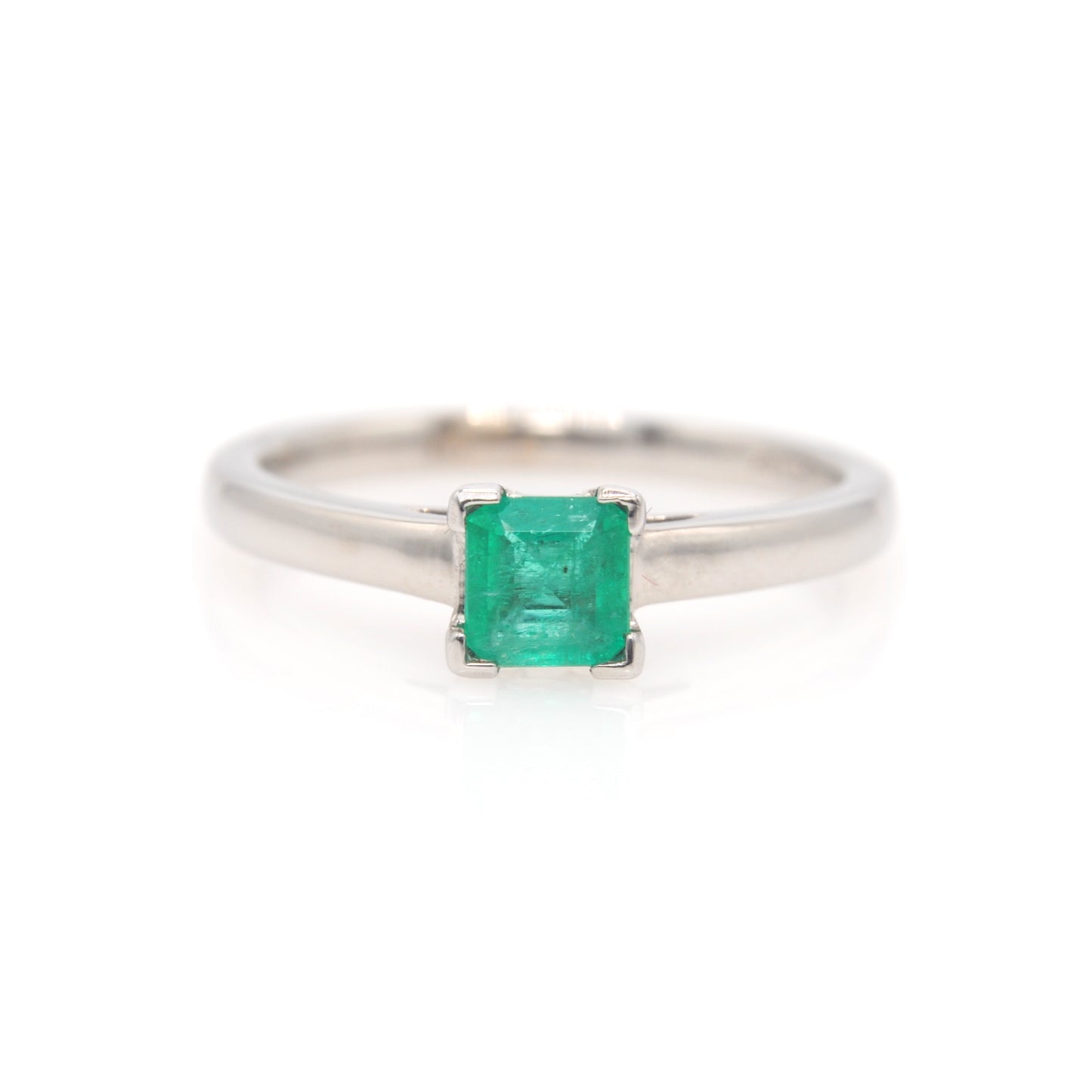 Asscher Cut Emerald Ring