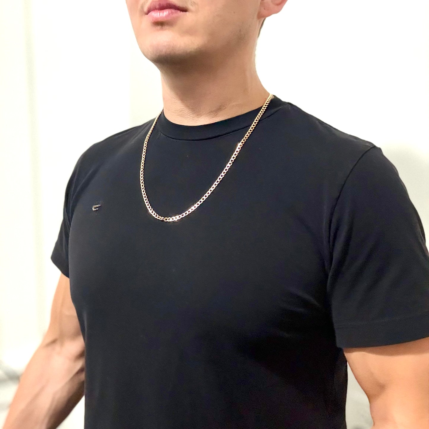 Cuban Two Tone Necklace