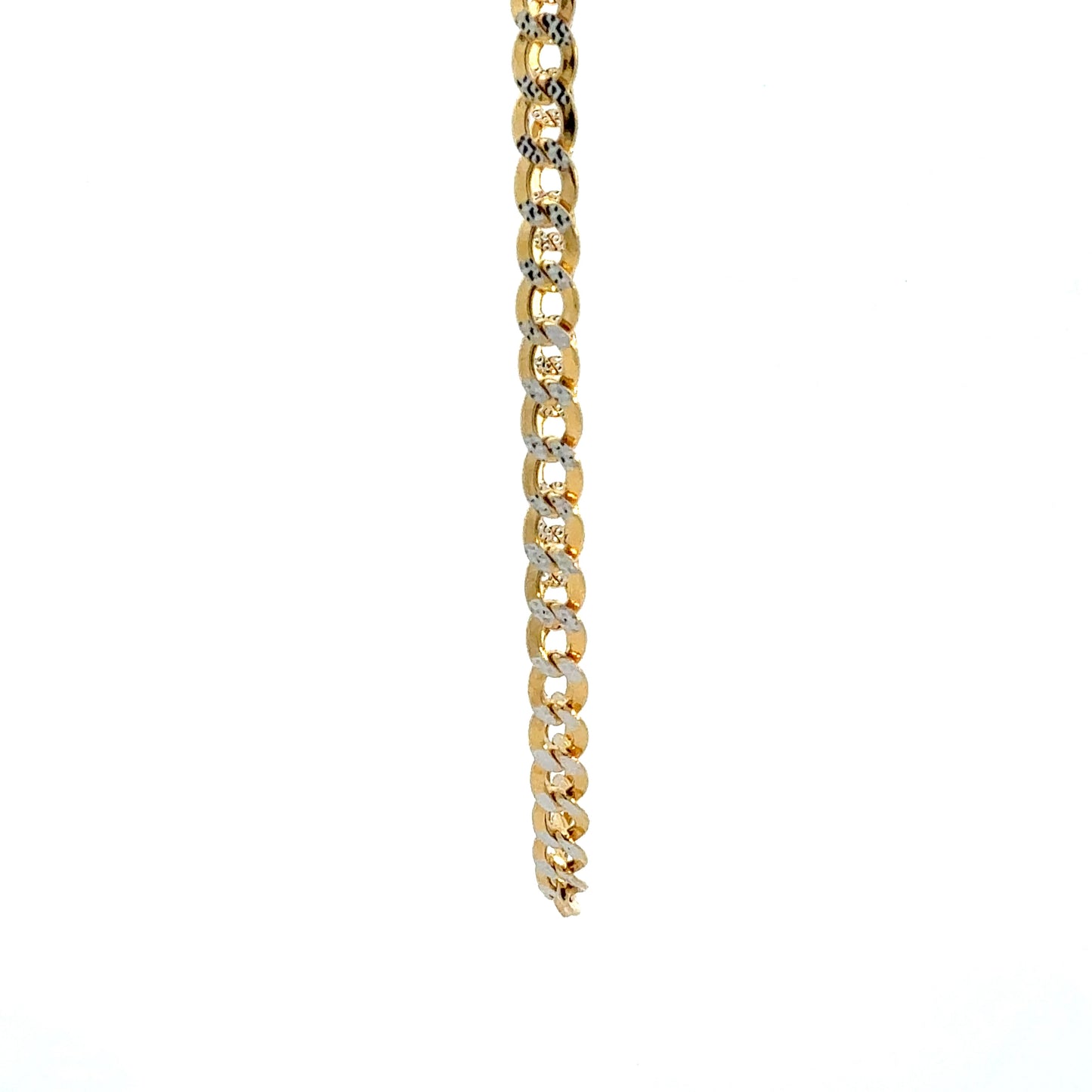 Cuban Two Tone Necklace
