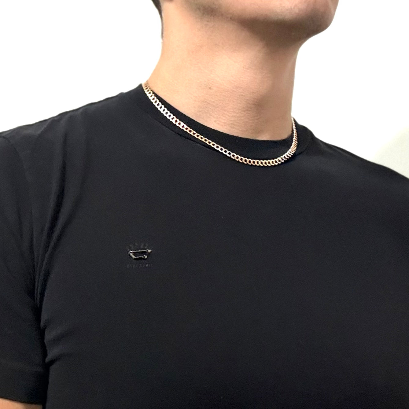14K Tri-color Cuban Chain