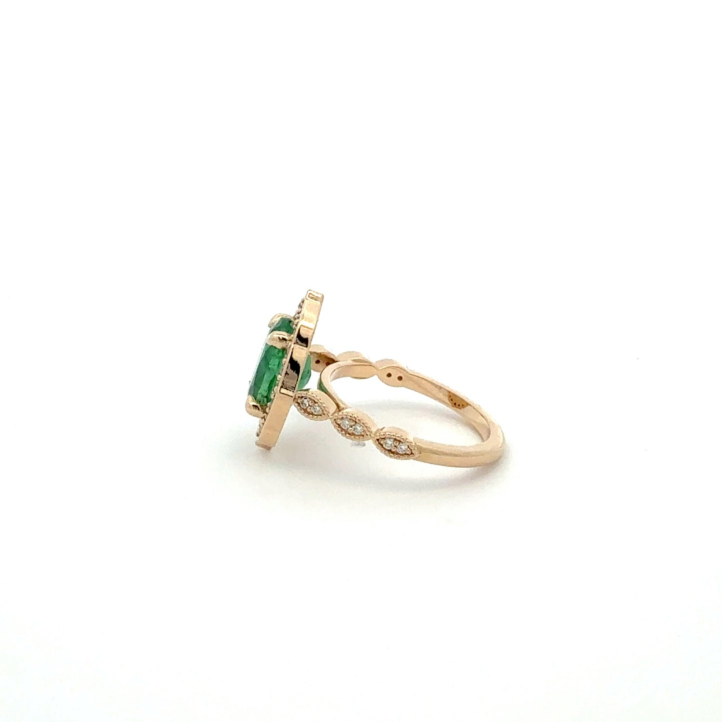 14K Vintage Emerald Ring