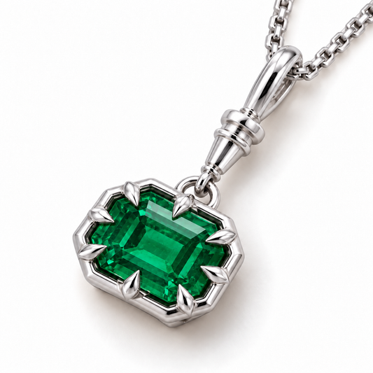 The Dragon Claw - Platinum & Emerald