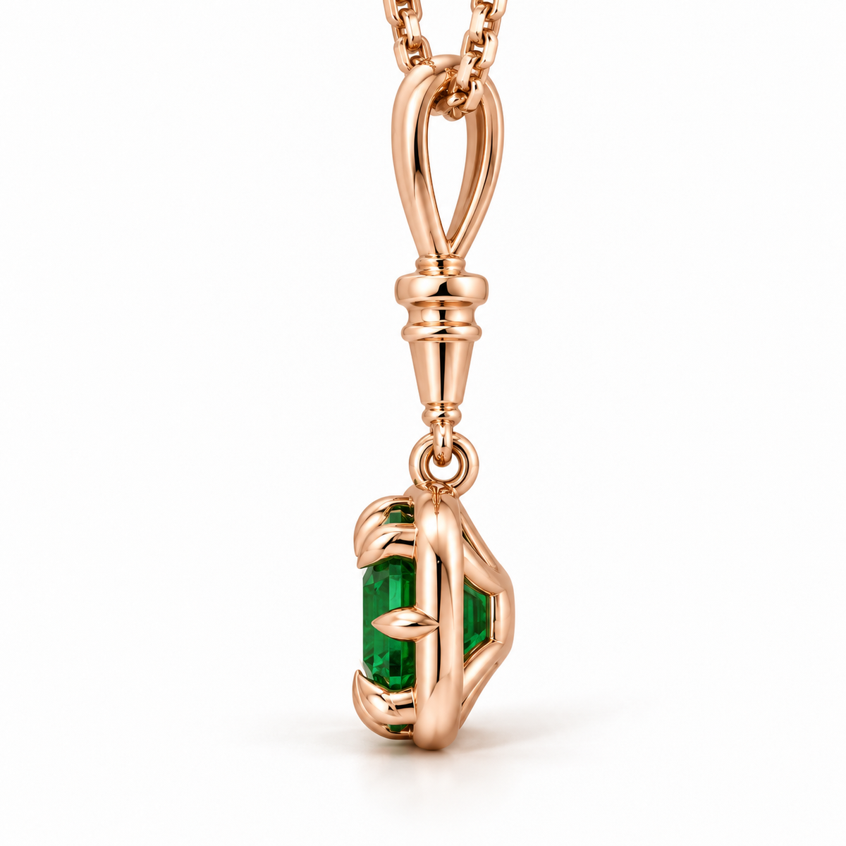 The Dragon Claw - 18K Gold & Emerald