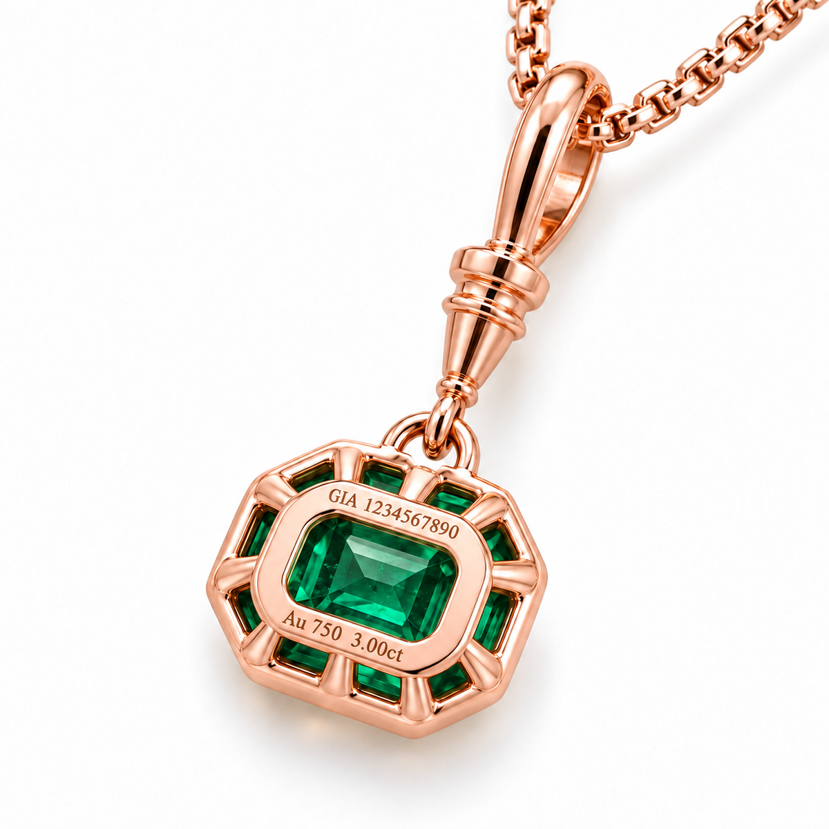 The Dragon Claw - 18K Gold & Emerald