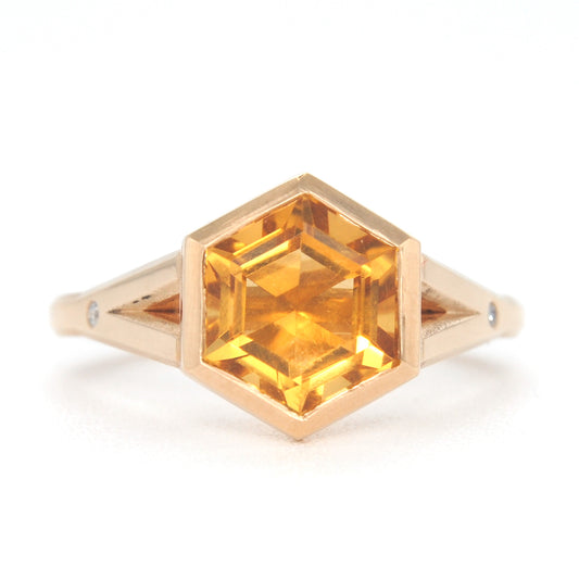 Elize Citrine Ring