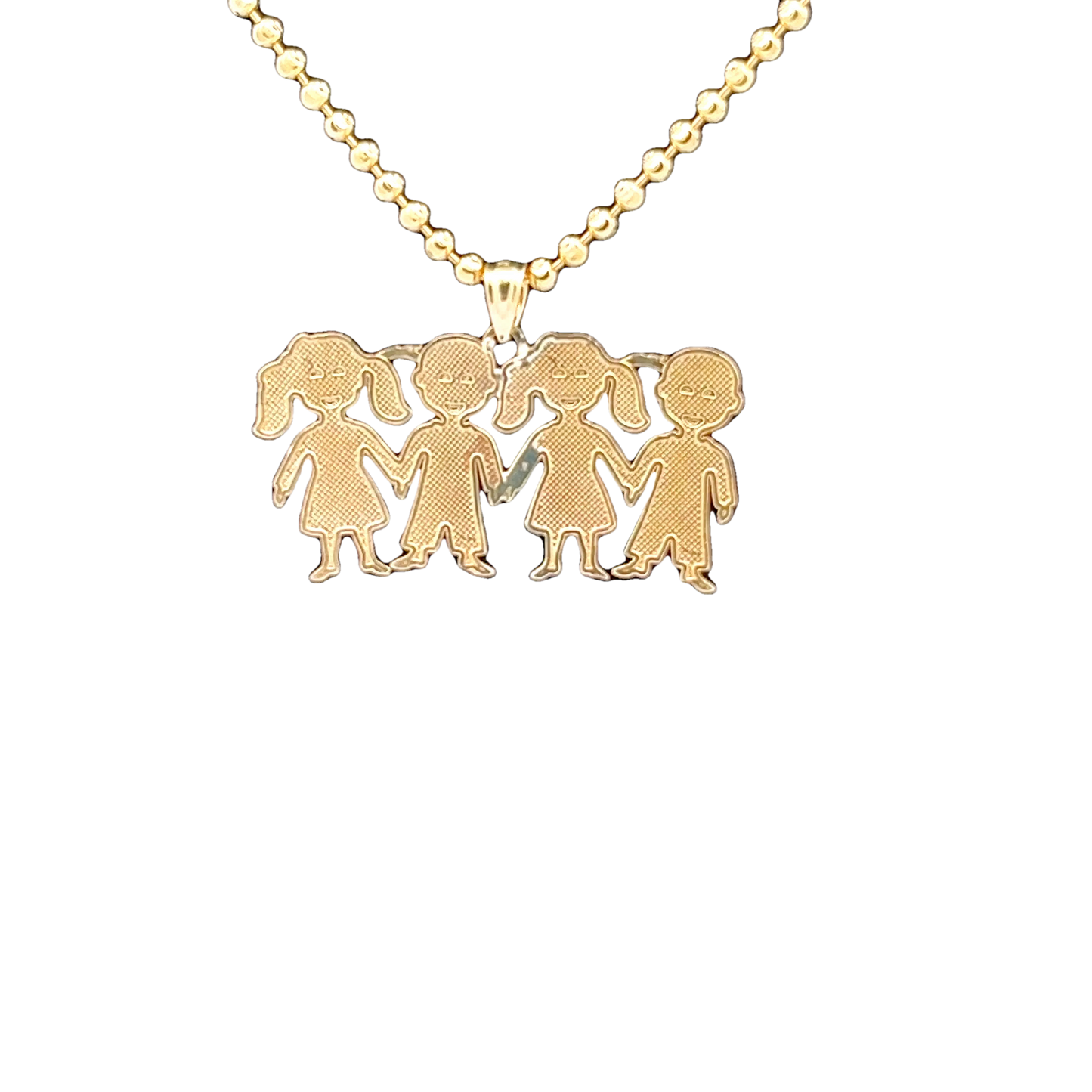 14K Happy Children Pendant